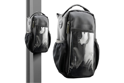 Gym Water Bottle Carrier Fitness Crossbody Sling Touchscreen Window Bag