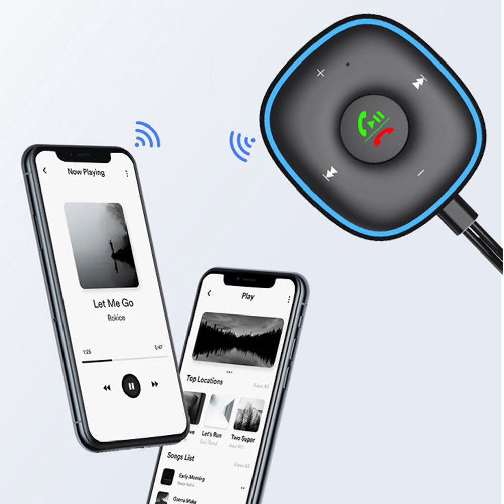 Bluetooth 5.3 AUX Car Adapter Multifunctional USB Powered Bluetooth Receiver for Car Music/Hands-Free Calls/Stereo Audio