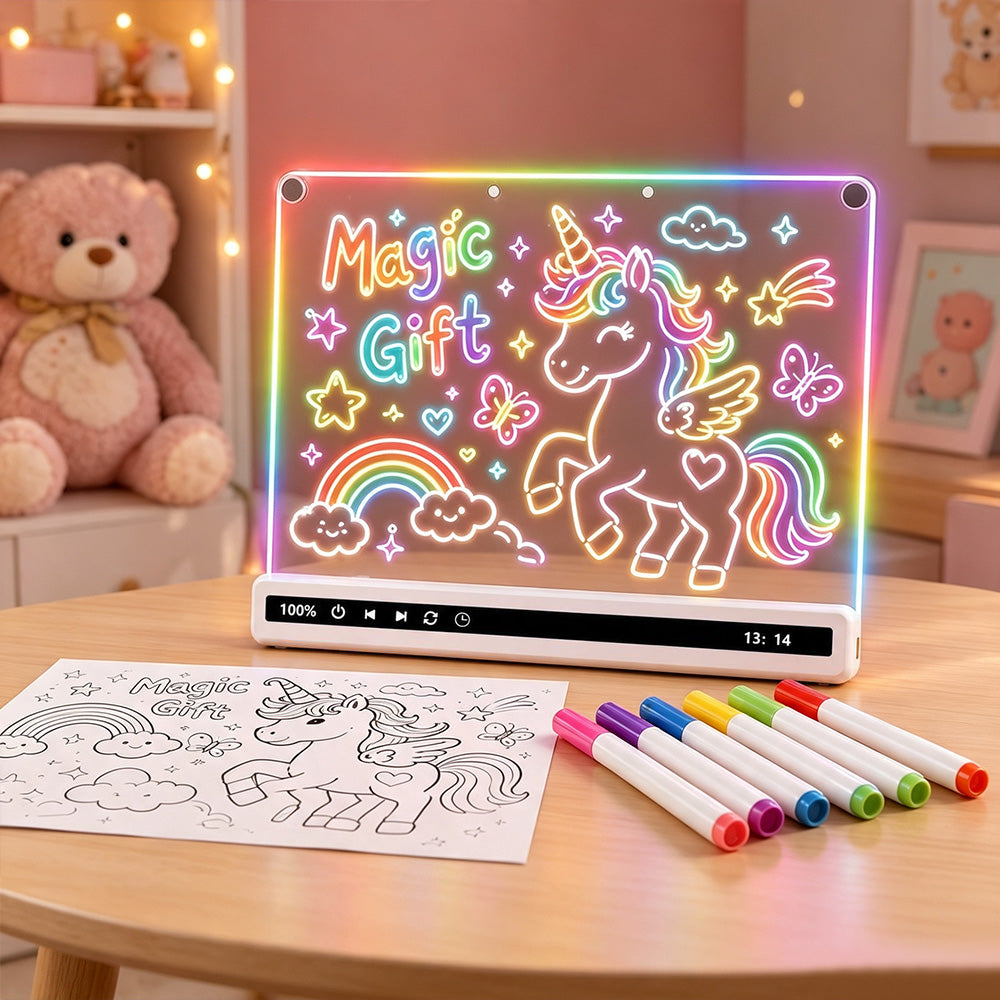 Rechargeable LED Drawing Board with 8 Colors