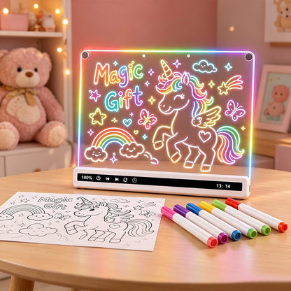 Rechargeable LED Drawing Board with 8 Colors