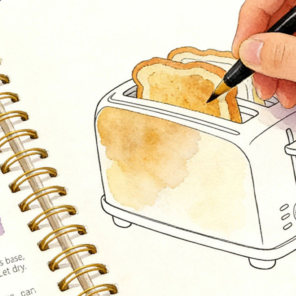Watercolor Paper Workbook for Adults