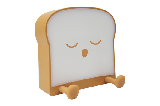 Cute Toast Bread LED Night Lamp Rechargeable Portable bedroom Bedside Sleep Lamp-Enjoy Sleep
