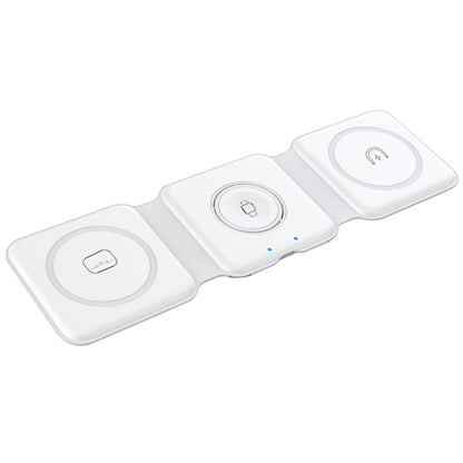 3-in-1 Foldable Magnetic Wireless Charging Base for iPhone Apple Watch & AirPods