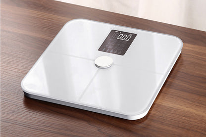 Smart Digital Bathroom Body Fat Scale 180KG Bluetooth Scales Weight for BMI Water-White