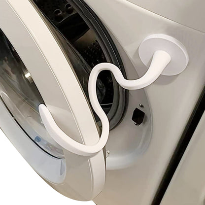 Magnetic Flexible Door Prop for Front Load Washer Washing Machine Door Holder White