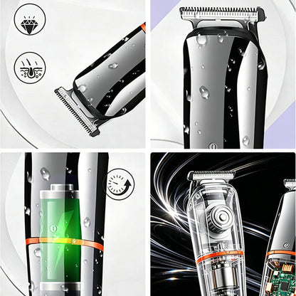 6 in 1 Electric Beard Trimmer for Men Nose Hair Mustache Clipper