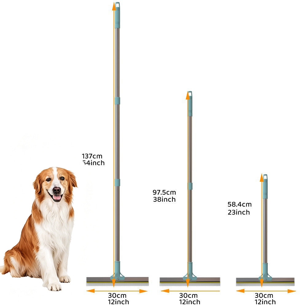 Metal Pet Hair Remover 3 in 1 Carpet Rake with Long Handle for Dog Cat Fur