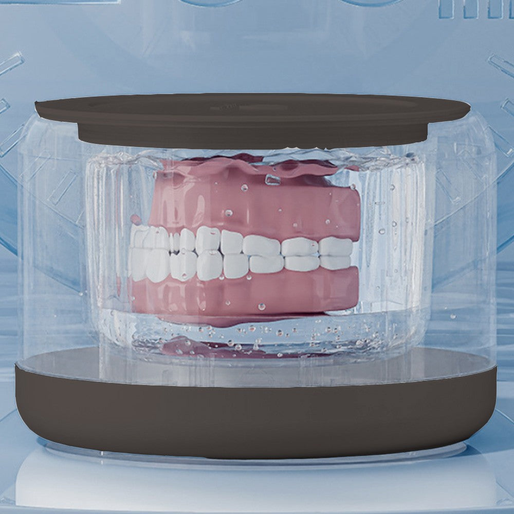 Dental Retainer Cleaner Machine Dentures Cleaner for Night Guards Aligner Jewelry with 180ML Capacity