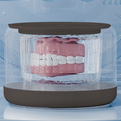 Dental Retainer Cleaner Machine Dentures Cleaner for Night Guards Aligner Jewelry with 180ML Capacity
