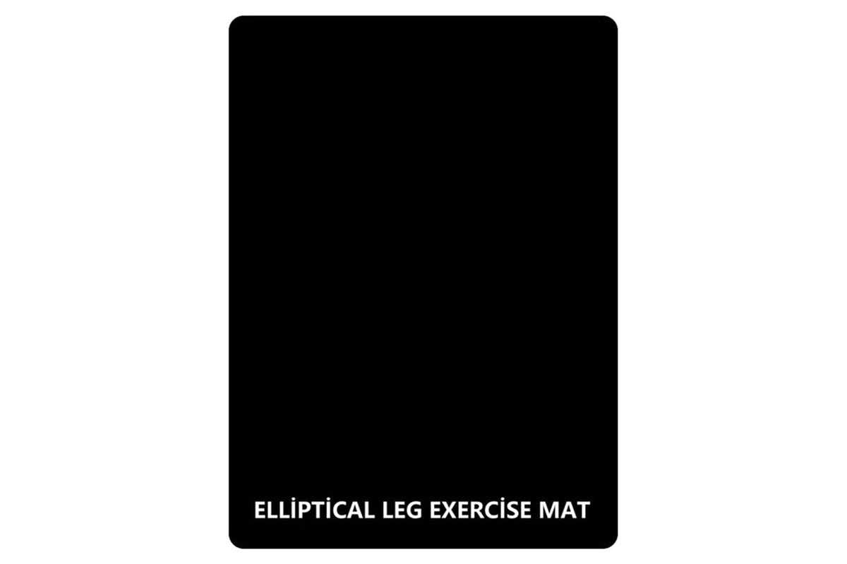 Non Slip Ellipse Leg Exerciser Workout Mat Under Desk Elliptical Exercise Mat
