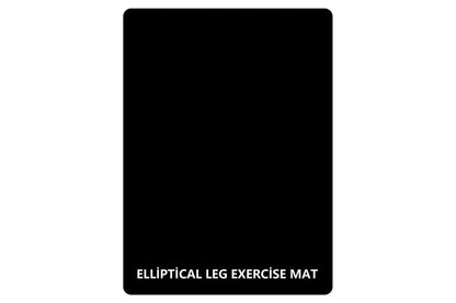 Non Slip Ellipse Leg Exerciser Workout Mat Under Desk Elliptical Exercise Mat