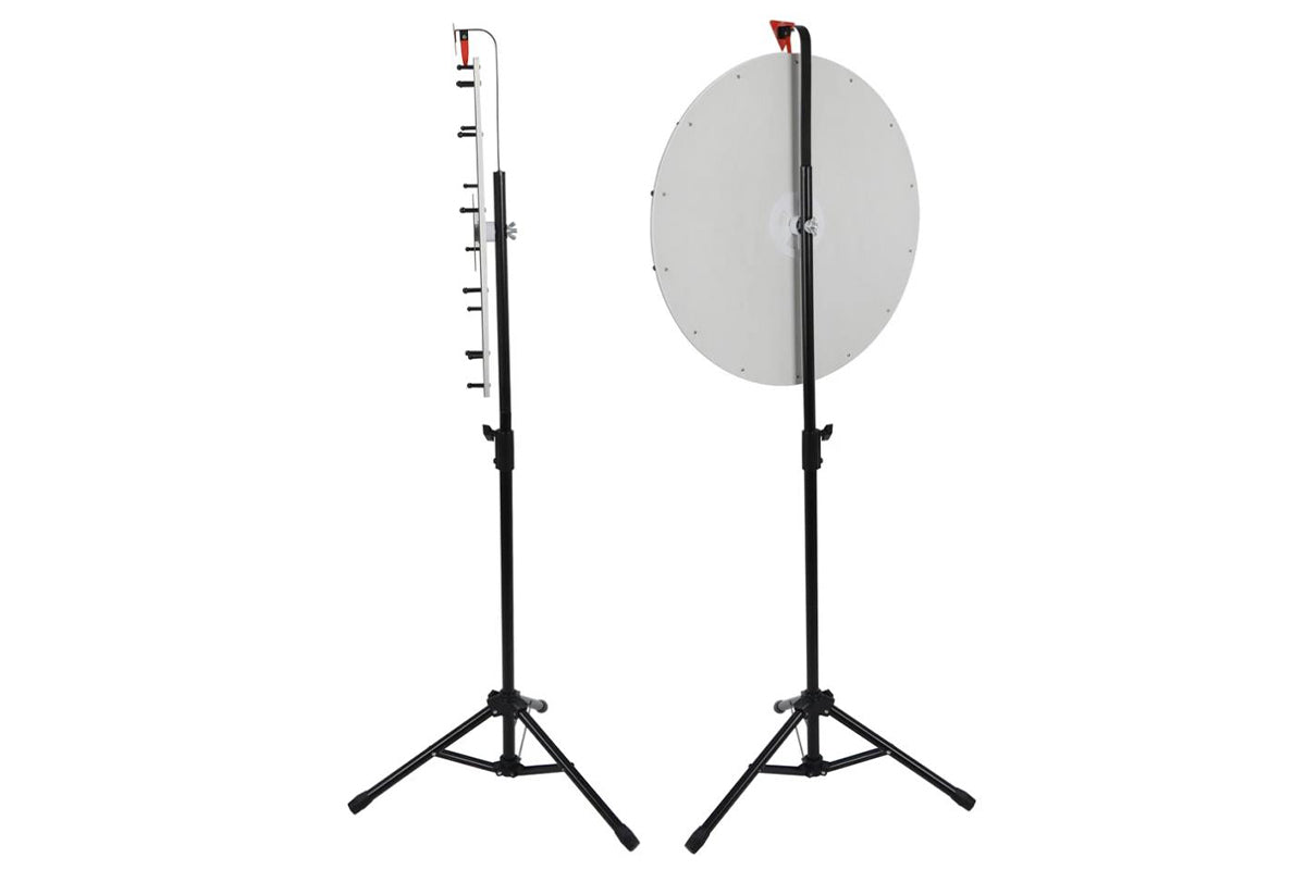 50cm Prize Wheel with Folding Tripod Stand 12 Slots Tabletop Spinning Whee