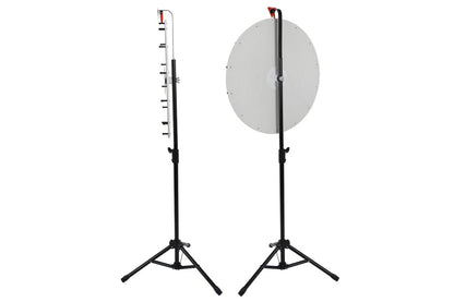 50cm Prize Wheel with Folding Tripod Stand 12 Slots Tabletop Spinning Whee
