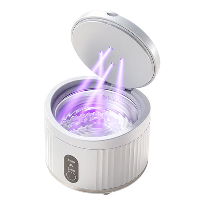 Ultrasonic Retainer Cleaner for Dentures Jewelry - White