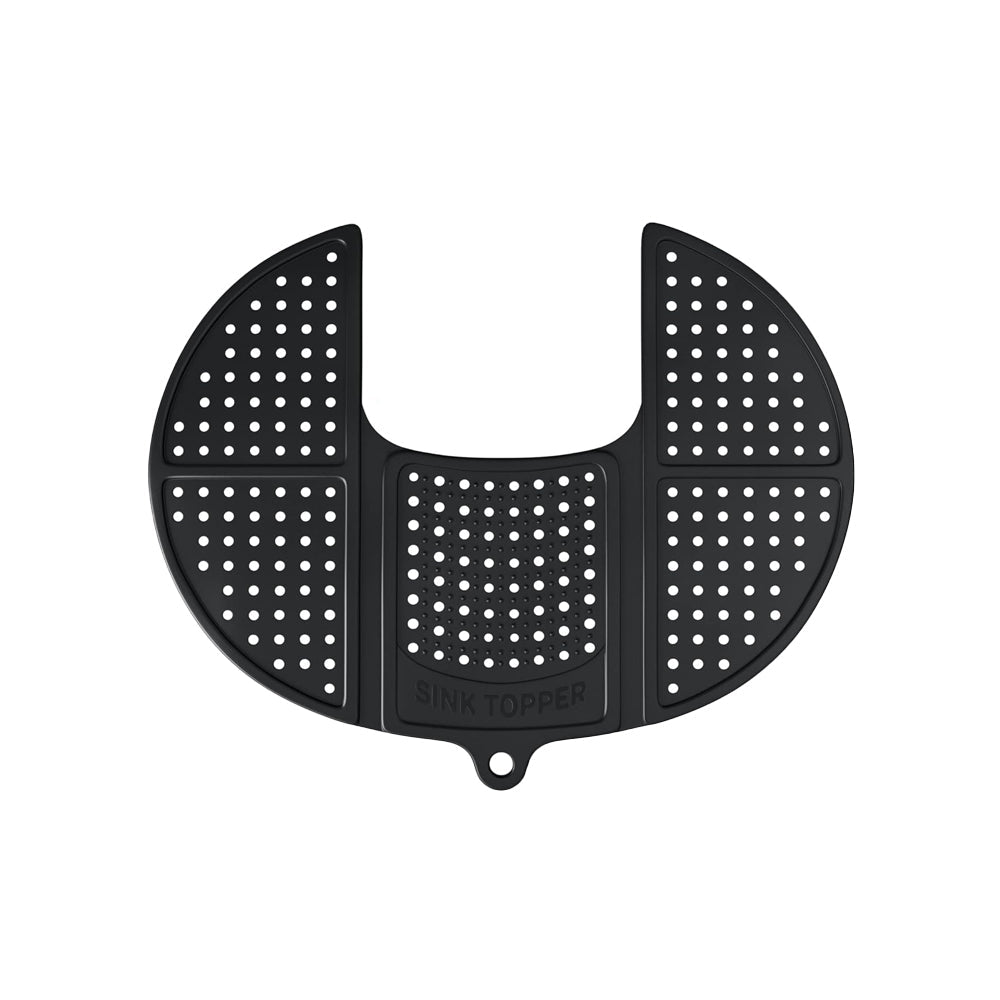 Foldable Sink Topper with Hanging Loop Silicone Beauty Makeup Brush Cleaning Mat