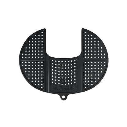 Foldable Sink Topper with Hanging Loop Silicone Beauty Makeup Brush Cleaning Mat