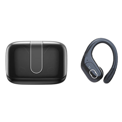 Wireless Bluetooth 5.4 Headphone Over Ear Bud IPX5 Waterproof Earphone for Sport Running-Black