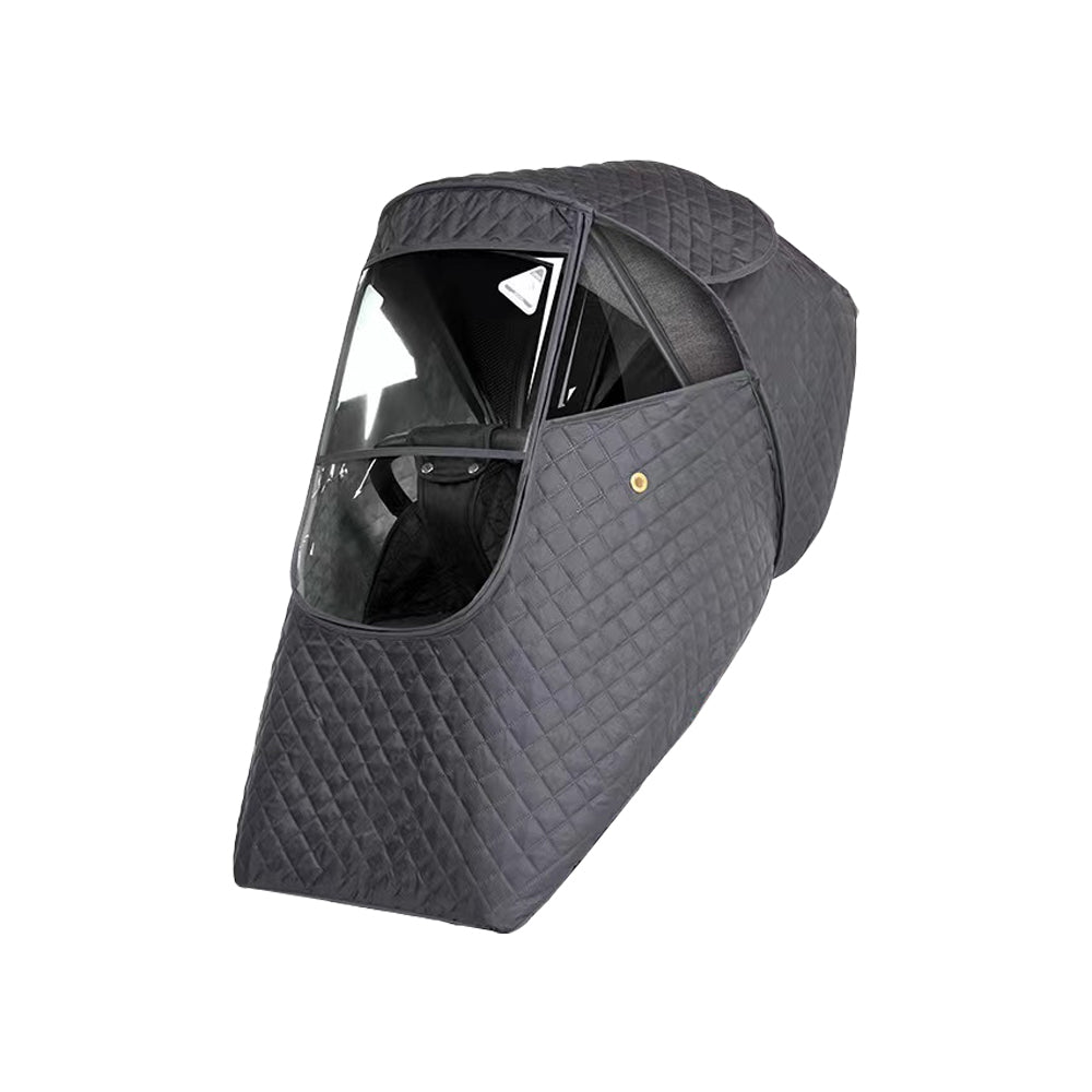 Universal Baby Stroller Cover Winter Windproof Weather Warm Cover Gray