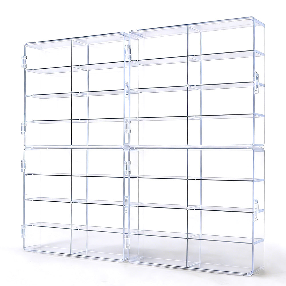 Car Model Display Case Clear Storage Rack for Toy Car Collection