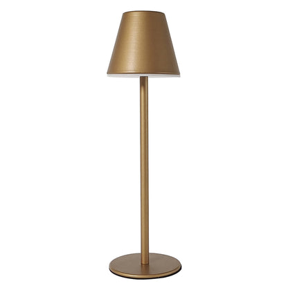 Wireless Touch Control Table Lamps Rechargeable Dimmable LED Night Light Gold