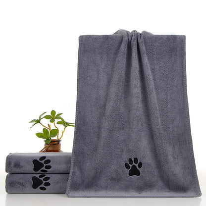 Microfiber Dog Drying Towel Absorbent-Grey