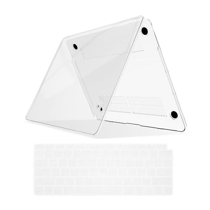 For MacBook Pro 14 Clear Protective Case Set Laptop Plastic Hard Shell and Keyboard Cover