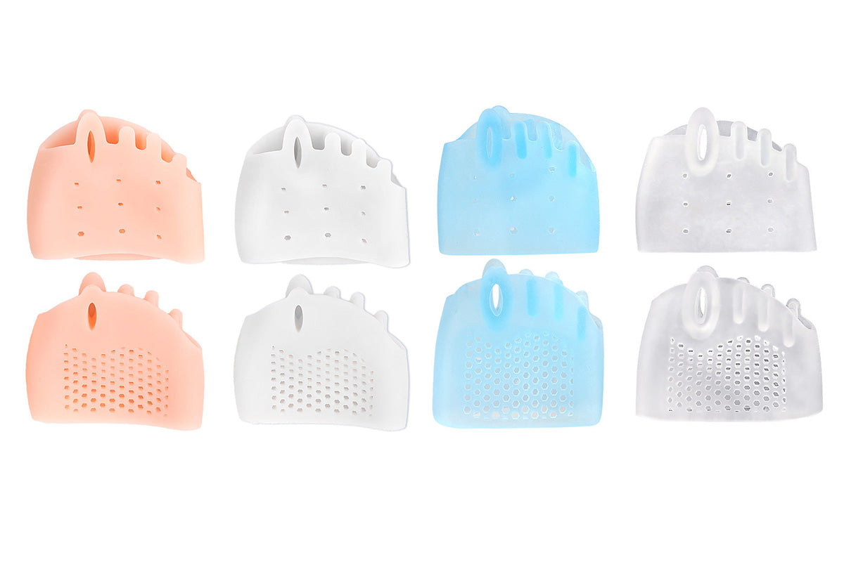 4 Pairs Toe Separators Bunion Corrector Cushion Hallux Valgus Relief for Men and Women