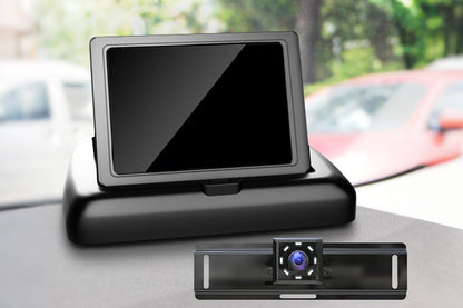 4.3 Inches LCD Monitor Car Reverse Camera Kit Rear View Backup IR Night Vision