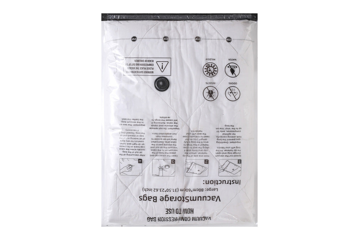 12Pcs Travel Vacuum Storage Bags with Rechargeable Electric Pump