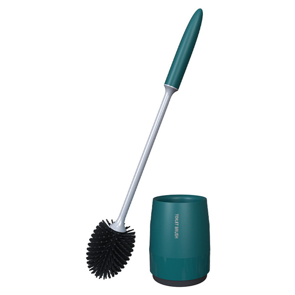 Toilet Brush with Quick Drying Holder-Green