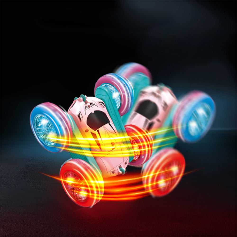 RC Stunt Car Remote Control Toy Car 4WD Double Sided Rotation Car Kids Gift