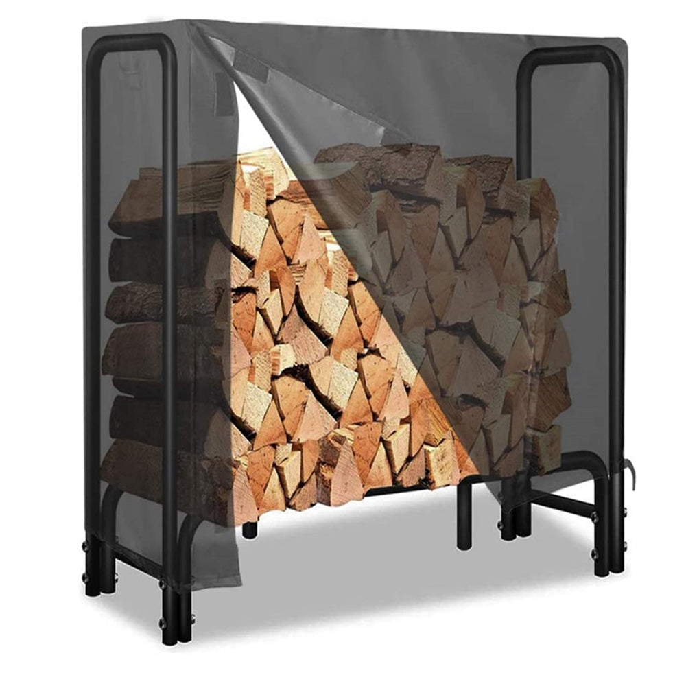 Water-Resistant Firewood Log Rack Cover Heavy Duty Outdoor Dust Sun Protector