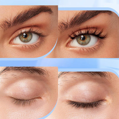 4 Pairs of False Eyelash Set Curler Clip Quantum Kit 3D Eye Lashes Tool Style 2