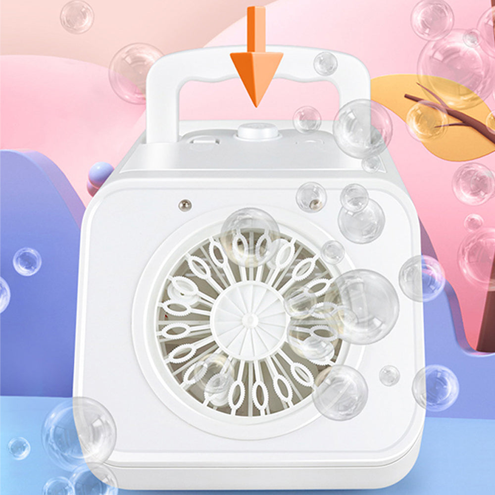 20 Hole Stage Bubble Machine for Parties - White