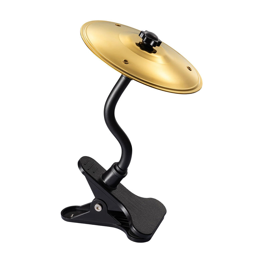 Clip On Desktop Cymbal Mini Musical Instruments Desk Symbol Drum For Music Lovers-Gold