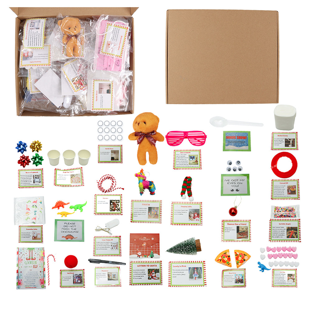 24 Days Christmas Countdown Calendars Bear Kit Xmas Blind Box