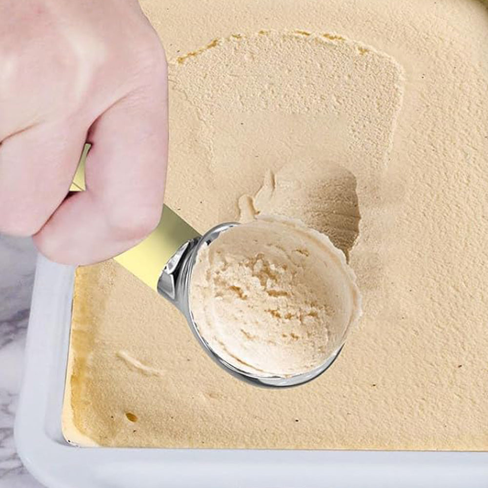 Heated Rechargeable Ice Cream Scoop with Stand Electric Warming Spoon