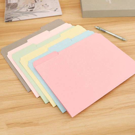 30 Pack File Folder Index Tabs Manila Paper Labels Morandi Colors for Office School