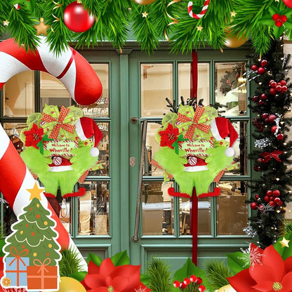 Elves Arm Leg Head Ornaments Christmas Tree Topper Decorations Xmas Party Gift -Style 1