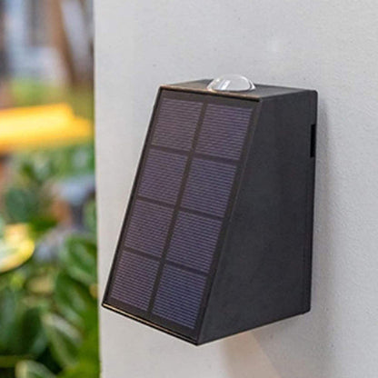 2Pcs Solar Wall Lights Outdoor Up and Down Sconce Lights for Garden Patio Garage Porch White