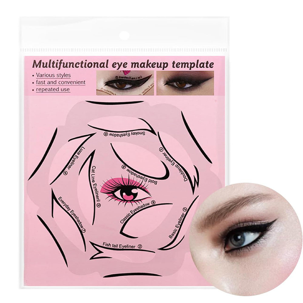 4Piece Transparent Reusable Eye Shadow Stencil