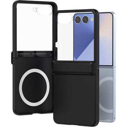 Case and Screen Protector for Samsung Galaxy Z Flip 8 - Black