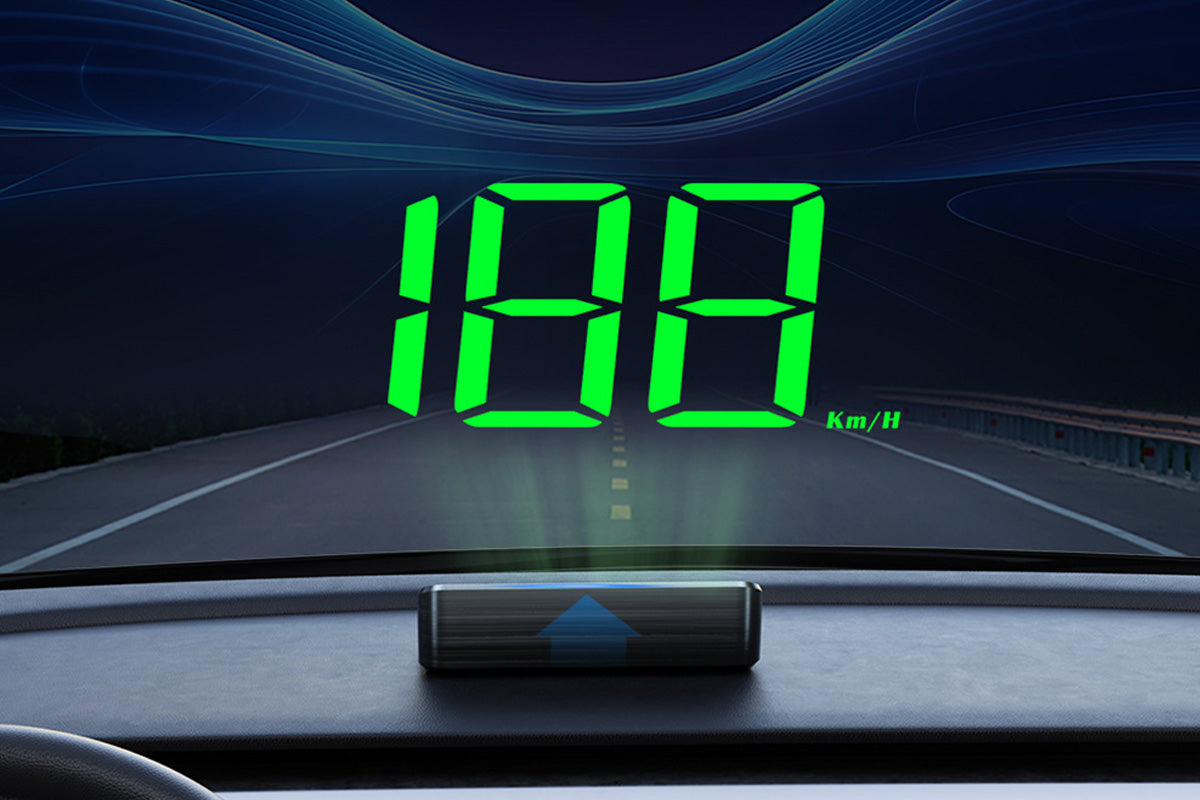 Speedometer HUD GPS Speed Meter KMH Speedo Head Up Display For Cars USB Cable Plug And Play