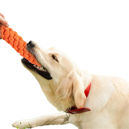 10Pcs Set Dog Chew Bite Toy Pet Braided Rope Toys Teeth Cleaning Toys Style 1