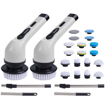2 PCS Cordless Electric Spin Scrubber with 9 Replaceable Brush Heads and Extendable Pole for Home Use (Copy)