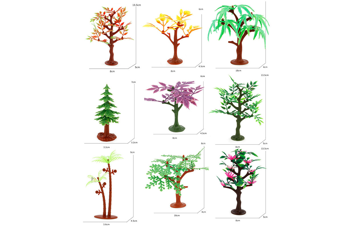 58Pcs Floor Play Mat Rug Traffic Road Signs Car Track City Carpet Toy with 10 Trees