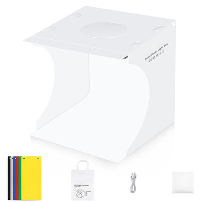 Photo Light Tent with LED 6 Backdrops