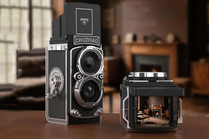 Mini Vintage Digital Camera with 16GB Card Retro Point and Shoot Pocket Camera
