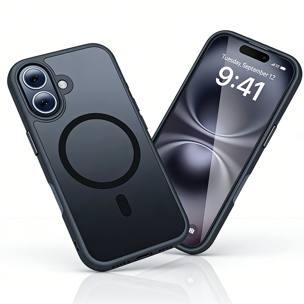 Matte Case for iPhone 17 Camera Button Dual Layer