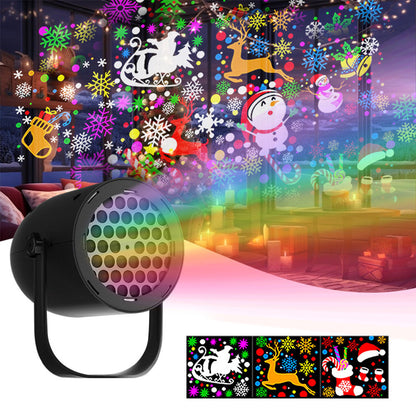 USB LED Christmas Projector Light ¨C Indoor & Outdoor Holiday Decoration Lamp Style 1